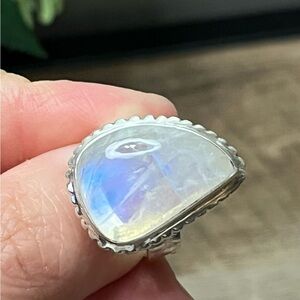 Sterling Silver Moonstone Cocktail Ring